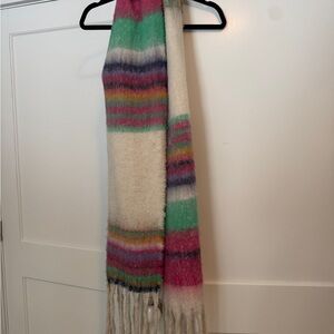 Free People Colorful Striped Scarf